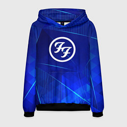 Мужская толстовка Foo Fighters blue poly