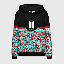 Мужская толстовка BTS glitch