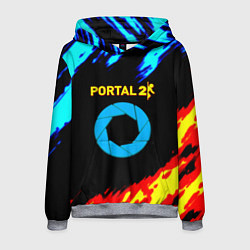 Мужская толстовка Portal лёд и пламя