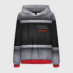 Мужская толстовка Audi metal texture