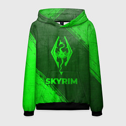 Мужская толстовка Skyrim - green gradient