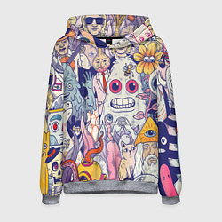 Мужская толстовка Психоделические монстры