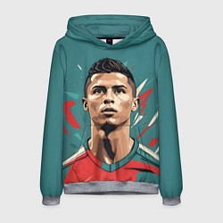 Мужская толстовка Футболист Рональдо