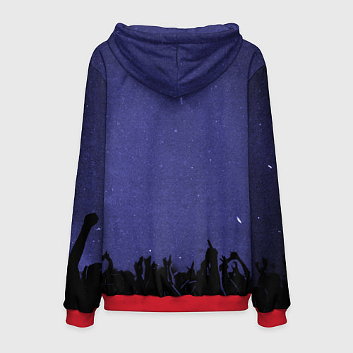 Мужская толстовка Макан - Андрей Кириллович / 3D-Красный – фото 2