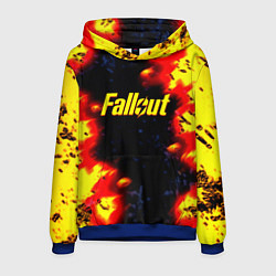 Мужская толстовка Fallout огненные краски стиль