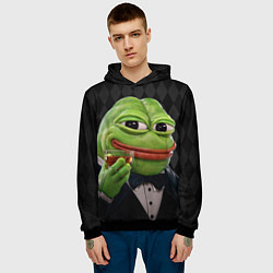Толстовка-худи мужская Pepe - its my dudes, цвет: 3D-черный — фото 2
