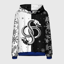 Мужская толстовка Инь янь - змеи