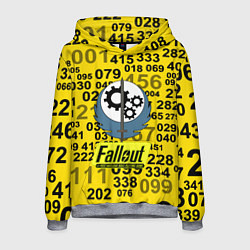 Мужская толстовка Fallout pattern symbol