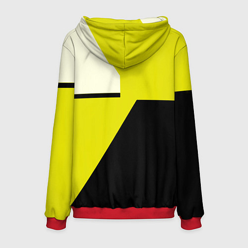 Мужская толстовка Assassins Creed geometry logo / 3D-Красный – фото 2