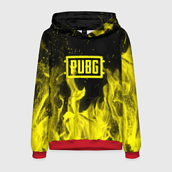 Мужская толстовка PUBG fire yellow