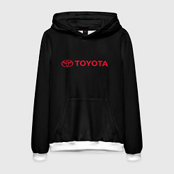 Мужская толстовка Toyota red logo auto