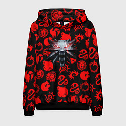 Мужская толстовка The Witcher anime pattern