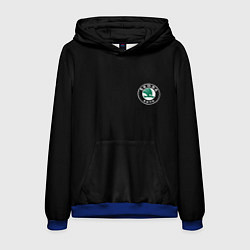 Мужская толстовка Skoda logo auto