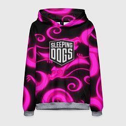 Толстовка-худи мужская Sleeping dogs japan gta dragon, цвет: 3D-меланж