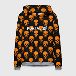 Мужская толстовка Portal skull pattern