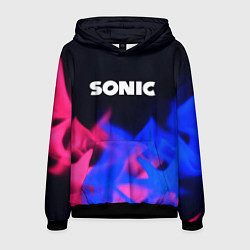 Мужская толстовка Sonic neon flame