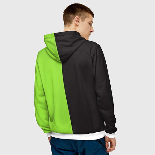 Мужская толстовка Child Grogu / 3D-Белый – фото 4