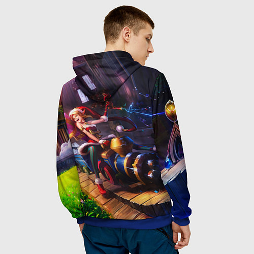 Мужская толстовка Elf Jinx / 3D-Синий – фото 4