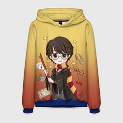 Мужская толстовка Гарри Поттер мультяшный с метлой