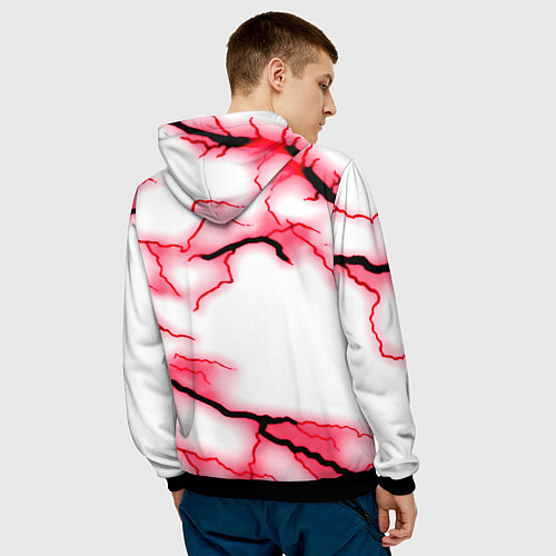 Мужская толстовка Portal storm / 3D-Черный – фото 4