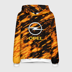 Мужская толстовка Opel штрихи огненные