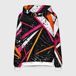 Мужская толстовка Разноцветные праздничные линии