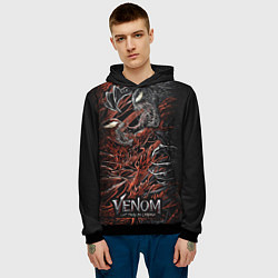 Толстовка-худи мужская Venom vs Carnage, цвет: 3D-черный — фото 2