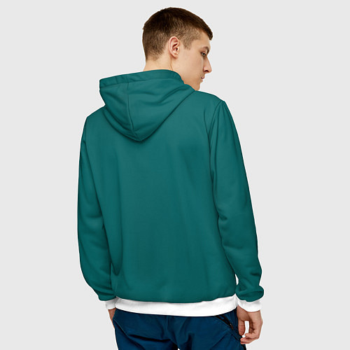 Мужская толстовка Игрок 149 - Игра в кальмара / 3D-Белый – фото 4