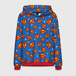 Мужская толстовка Супермен паттерн