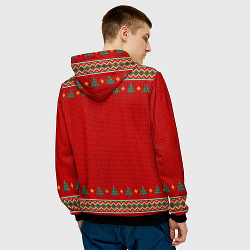 Мужская толстовка Это год успешного Альпиниста / 3D-Черный – фото 4