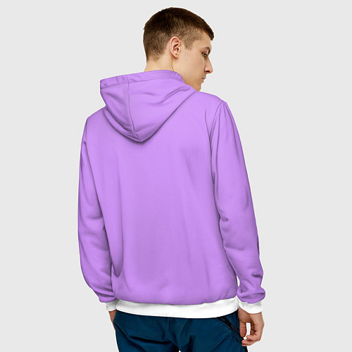 Мужская толстовка Принцесса Пупырка / 3D-Белый – фото 4