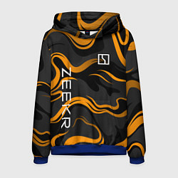 Мужская толстовка Zeekr - оранжевые волны