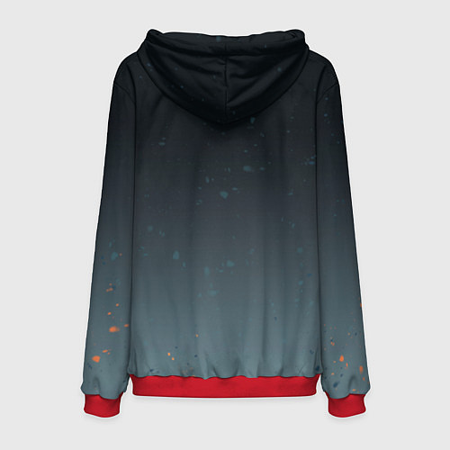 Мужская толстовка Джинкс в реалистичном стиле / 3D-Красный – фото 2