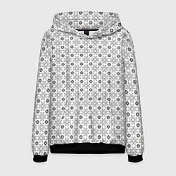 Мужская толстовка Чёрные звёзды на чёрном фоне