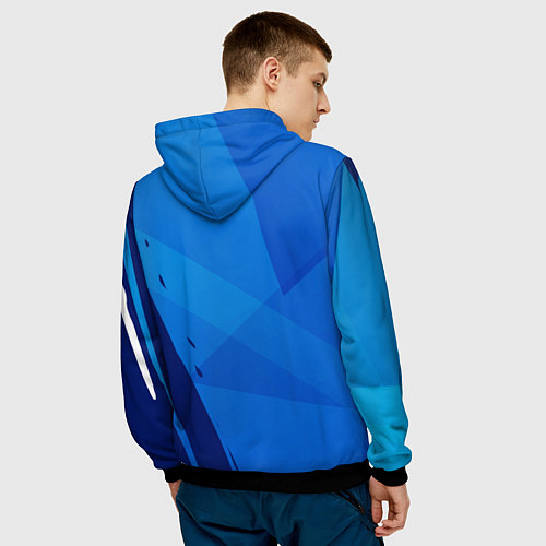 Мужская толстовка Стич / 3D-Черный – фото 4