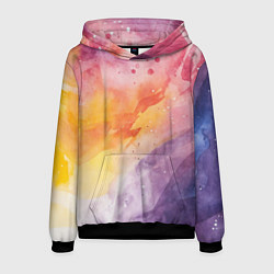 Мужская толстовка Краски акварели