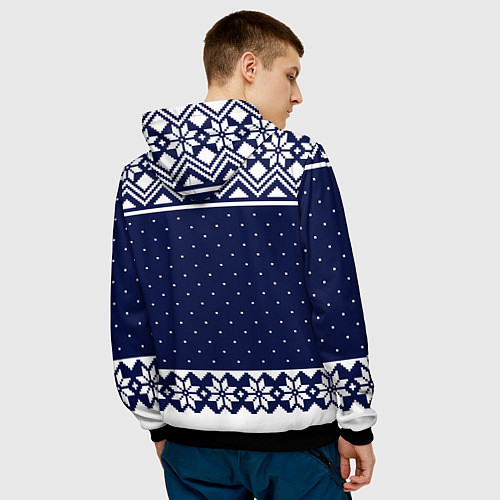 Мужская толстовка Demon slayer sweater / 3D-Черный – фото 4