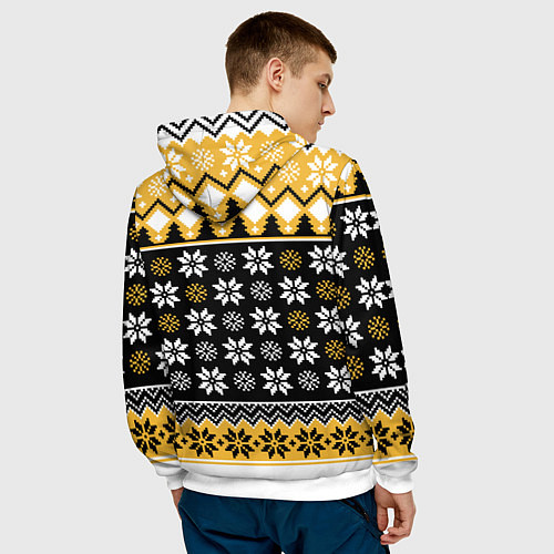 Мужская толстовка One-Punch Man sweater / 3D-Белый – фото 4