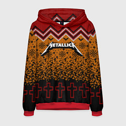 Мужская толстовка Metallica christmas ugly sweater