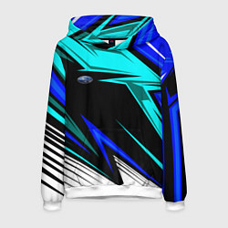 Мужская толстовка Субару - синий спорт