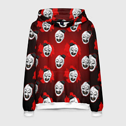 Мужская толстовка Funny clown Art in blood