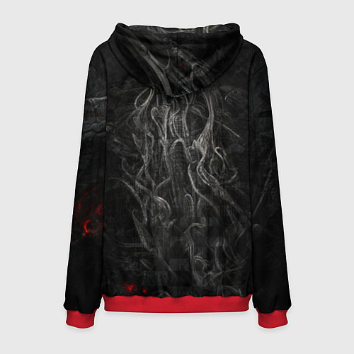 Мужская толстовка Биокибернетическая ведьма / 3D-Красный – фото 2