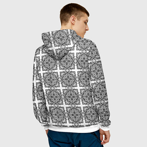Мужская толстовка Средневековье / 3D-Белый – фото 4