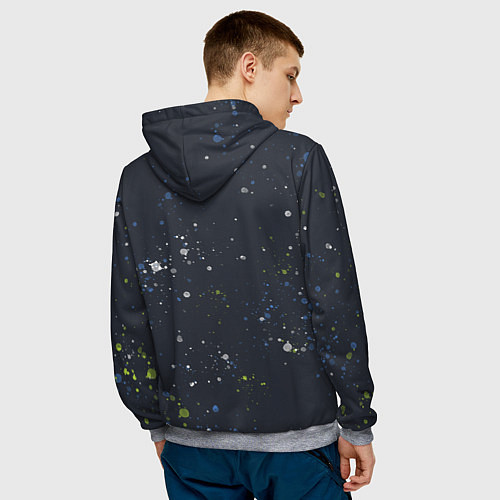 Мужская толстовка Добби свободный эльф - Гарри Поттер / 3D-Меланж – фото 4