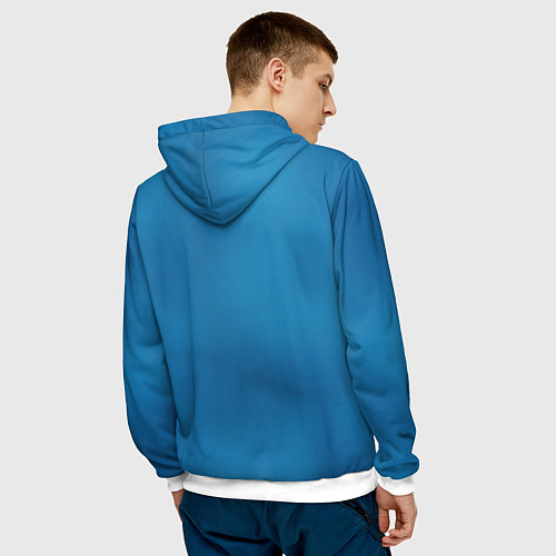 Мужская толстовка Когтевран Хогвартс / 3D-Белый – фото 4