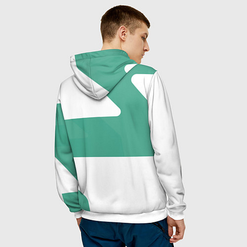 Мужская толстовка Цинъи - ZZZ / 3D-Белый – фото 4