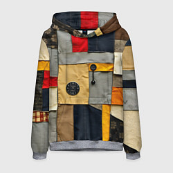 Мужская толстовка Ретро пэчворк