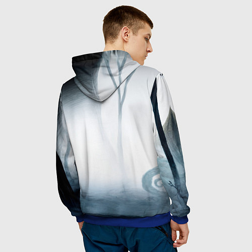 Мужская толстовка Venom in the forest / 3D-Синий – фото 4