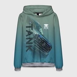 Толстовка-худи мужская Tank 500, цвет: 3D-меланж