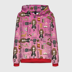 Мужская толстовка Паттерн с Гермионой из Гарри Поттер